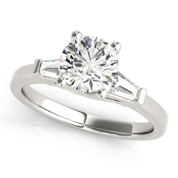 Platinum 1 CT Diamond Engagement Ring