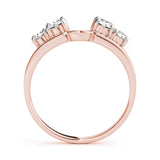 18K Rose Gold 1 CT Diamond Wedding Ring