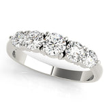 Diamond Wedding Ring with Round Stones