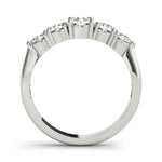 Diamond Wedding Ring with Round Stones