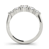 Diamond Wedding Ring with Round Stones