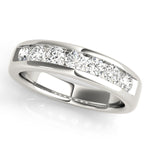7-Stone Round Diamond Wedding Band