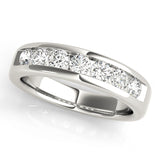 7-Stone Round Diamond Wedding Band