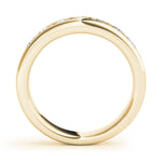 14K Yellow Gold Multi-Stone Diamond Wedding Band