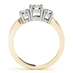 14K Yellow Gold 1 CT Round Diamond Engagement Ring