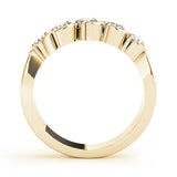14K Yellow Gold 5-Stone Diamond Wedding Ring