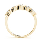 14K Yellow Gold 5-Stone Diamond Wedding Ring