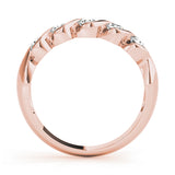 14K Rose Gold 1 CT Diamond Wedding Band