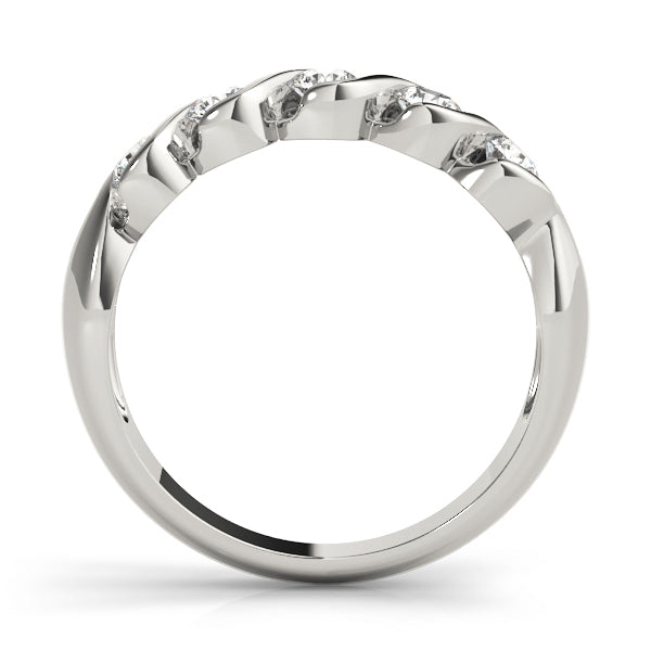 Multi-Diamond 14K Gold Wedding Ring