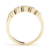 14K Yellow Gold 5-Stone Diamond Wedding Ring