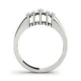 Marquise Diamond Multi-Stone Wedding Ring