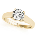 14K Yellow Gold 1 CT Diamond Engagement Ring