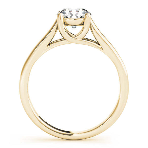 14K Yellow Gold 1 CT Diamond Engagement Ring