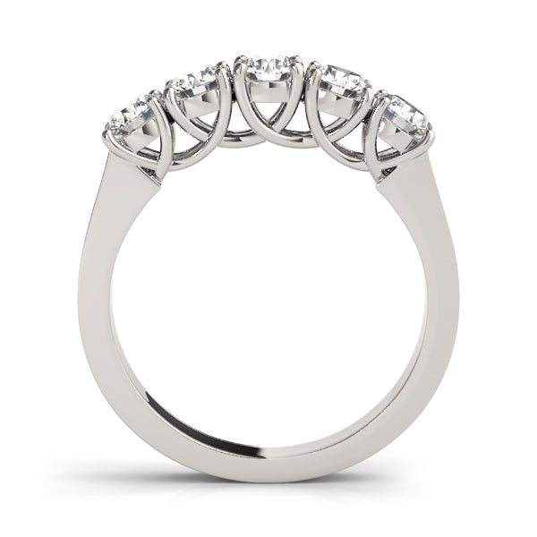 Multi-Diamond 14K Gold Wedding Ring