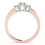 18K Rose Gold 0.5ctw Round Diamond Engagement Ring