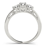 1.26 CT Round Diamond Three-Stone Ring