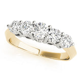 18K Yellow Gold 1 CT Diamond Wedding Band
