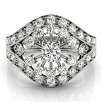 Multi-Diamond Fashion Statement Ring