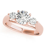 14K Rose Gold 1.25 ctw Diamond Engagement Ring