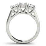 3-Stone Round Diamond Engagement Ring