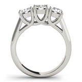 3-Stone Round Diamond Engagement Ring