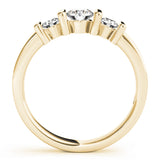 14K Yellow Gold 1 CT Round Diamond Engagement Ring