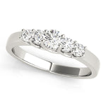 Round Diamond Wedding Ring Premium Metal