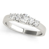 Round Diamond Wedding Ring Premium Metal
