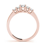14K Rose Gold 1 CT Diamond Wedding Band