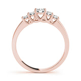 14K Rose Gold 1 CT Diamond Wedding Band