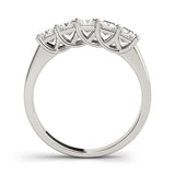 Princess Diamond Multi-Stone Wedding Band