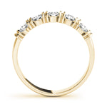 14K Yellow Gold 5-Stone Diamond Wedding Ring