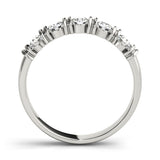 5-Stone Round Diamond Wedding Band