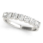 7-Stone Round Diamond Wedding Band