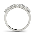 7-Stone Round Diamond Wedding Band