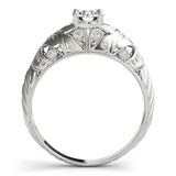 Vintage 0.33ct Round Diamond Engagement Ring