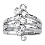 Multi-Diamond Fashion Right Hand Ring