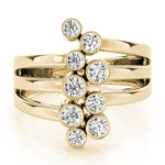 14K Yellow Gold Multi-Diamond Fashion Ring