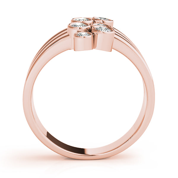 14K Rose Gold 1 CT Diamond Fashion Ring