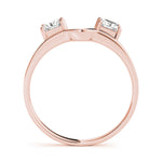 14K Rose Gold 0.87 CT Diamond Wedding Band