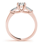 18K Rose Gold 1.5 ctw Diamond Engagement Ring