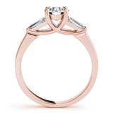 18K Rose Gold 1.5 ctw Diamond Engagement Ring