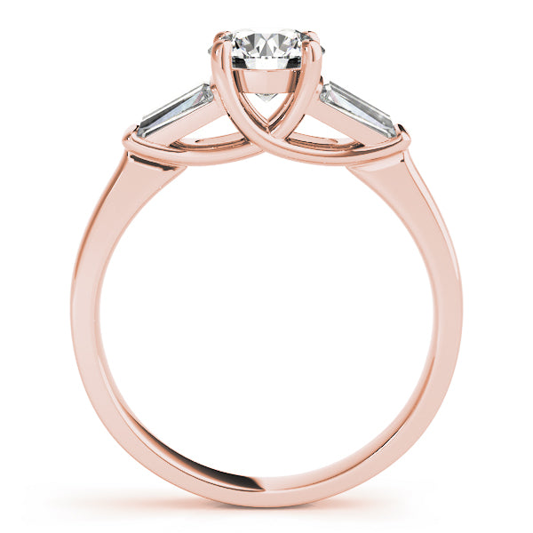 18K Rose Gold 1.5 ctw Diamond Engagement Ring
