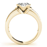 18K Yellow Gold 1.25ctw PavÃ© Diamond Engagement Ring
