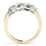 18K Yellow Gold 1 ct Diamond Three-Stone Engagement Ring