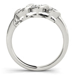 Round Diamond Three Stone Engagement Ring