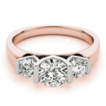 14K Rose Gold 1.25 CT Diamond Engagement Ring