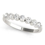 7-Stone Round Diamond Wedding Band