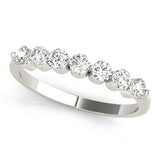 7-Stone Round Diamond Wedding Band