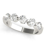 Multi-Diamond 14K Gold Wedding Ring